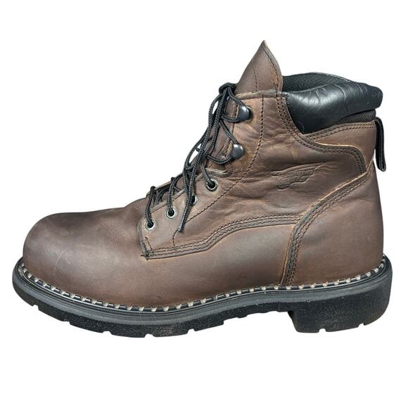 Red Wing 2206 Supersole 6” Brown Waterproof Steel Toe Boot Size 10.5 D main image 7